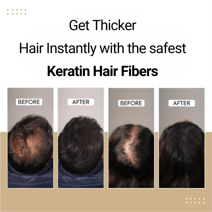 Keratin Fiber || Black